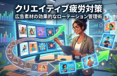 クリエイティブ疲労対策とは？広告素材の効果的なローテーション管理術