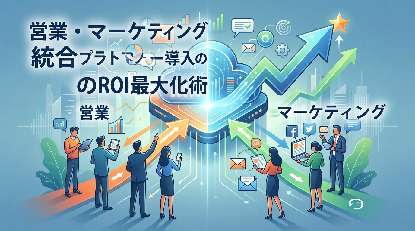 営業・マーケティング統合プラットフォーム導入のROI最大化術