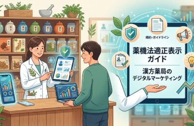 漢方薬局のデジタルマーケティングと薬機法適正表示ガイド