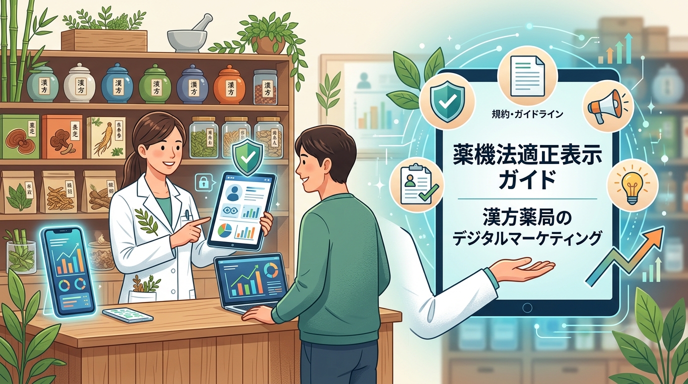 漢方薬局のデジタルマーケティングと薬機法適正表示ガイド
