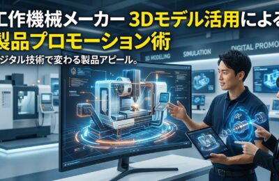 工作機械メーカーの3Dモデル活用による製品プロモーション術
