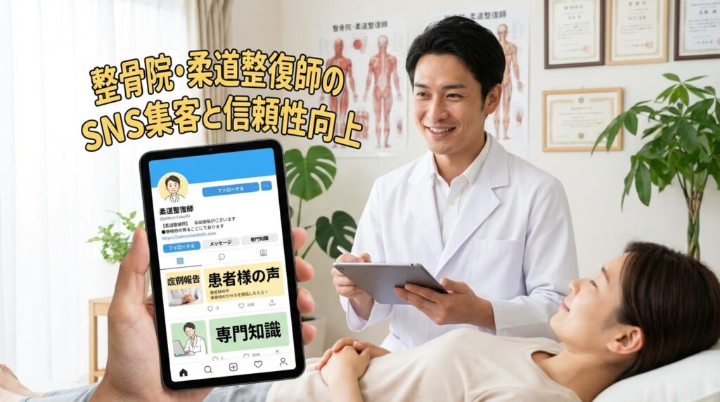 整骨院・柔道整復師のSNS集客と信頼性向上のコンテンツ戦略