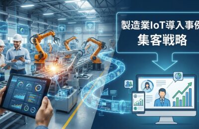製造業のIoT導入事例紹介コンテンツを活用した集客戦略