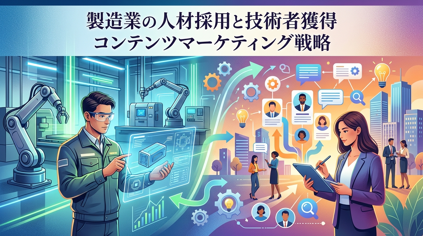 製造業の人材採用サイト制作と技術者獲得のコンテンツマーケティング