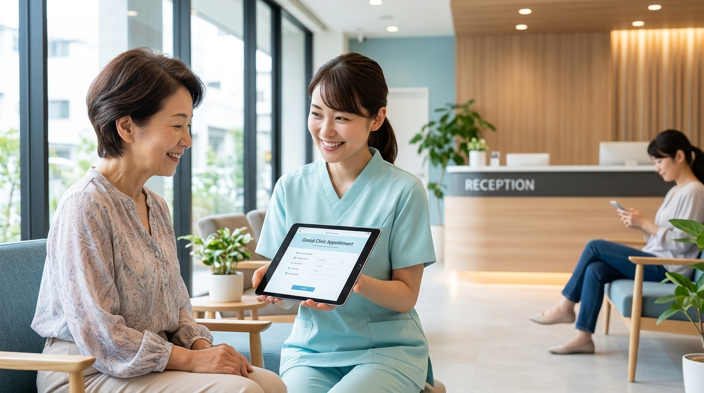 歯科医院のWeb予約システム選定基準と患者満足度向上のポイント