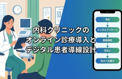 内科クリニックのオンライン診療導入とデジタル患者導線設計