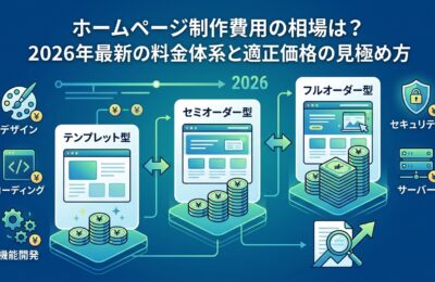 ホームページ制作費用の相場は？2026年最新の料金体系と適正価格の見極め方