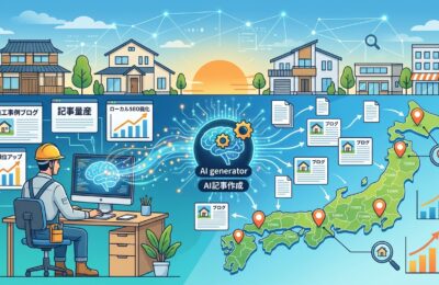 【地域工務店×AIコンテンツ生成】施工事例ブログをAI記事で量産しローカルSEO強化