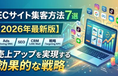 ECサイト集客方法7選【2026年最新版】売上アップを実現する効果的な戦略