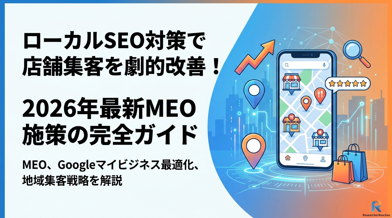 ローカルSEO対策で店舗集客を劇的改善！2026年最新MEO施策の完全ガイド