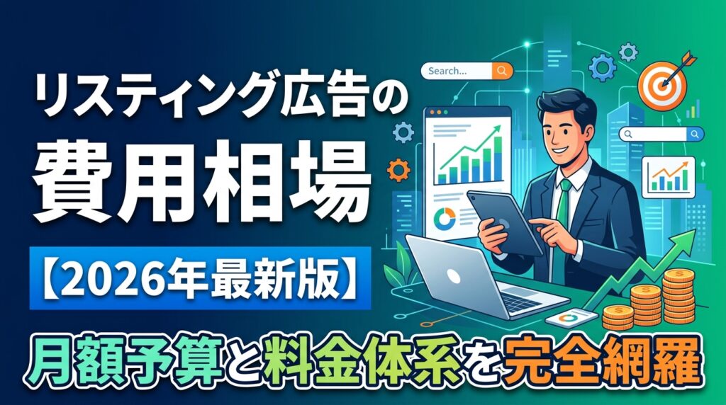 リスティング広告の費用相場を完全解説【2026年最新版】月額予算と料金体系