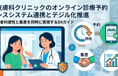 皮膚科クリニックのオンライン診療予約システム連携とデジタル化推進