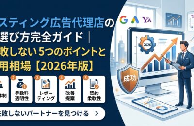 リスティング広告代理店の選び方完全ガイド｜失敗しない5つのポイントと費用相場【2026年版】