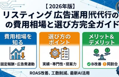 【2026年版】リスティング広告運用代行の費用相場と選び方完全ガイド