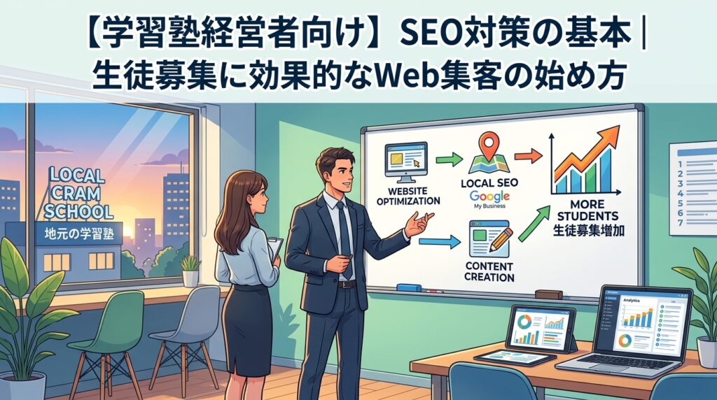 【学習塾経営者向け】SEO対策の基本｜生徒募集に効果的なWeb集客の始め方