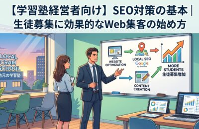 【学習塾経営者向け】SEO対策の基本｜生徒募集に効果的なWeb集客の始め方
