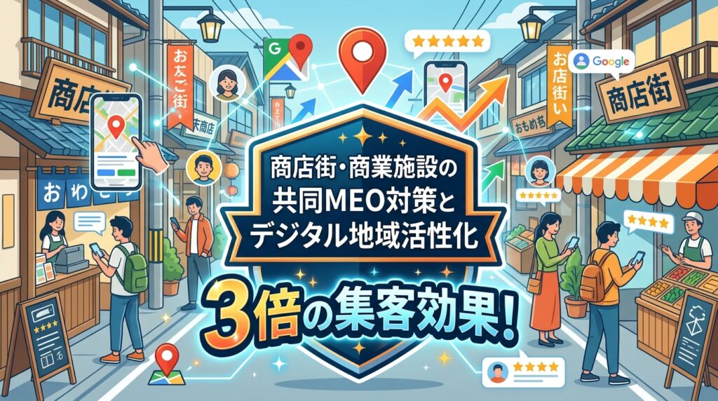 商店街・商業施設の共同MEO対策とデジタル地域活性化