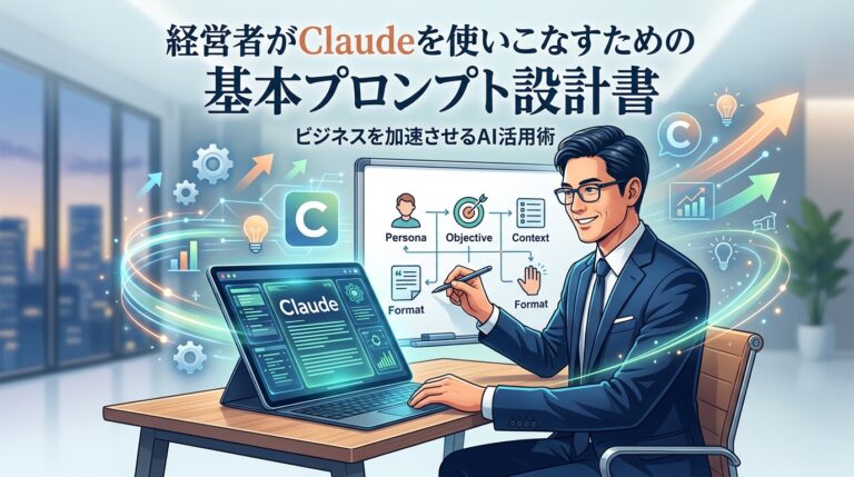経営者がClaudeを使いこなすための基本プロンプト設計書