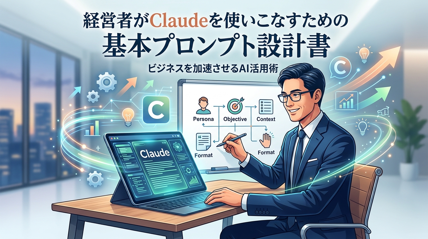 経営者がClaudeを使いこなすための基本プロンプト設計書