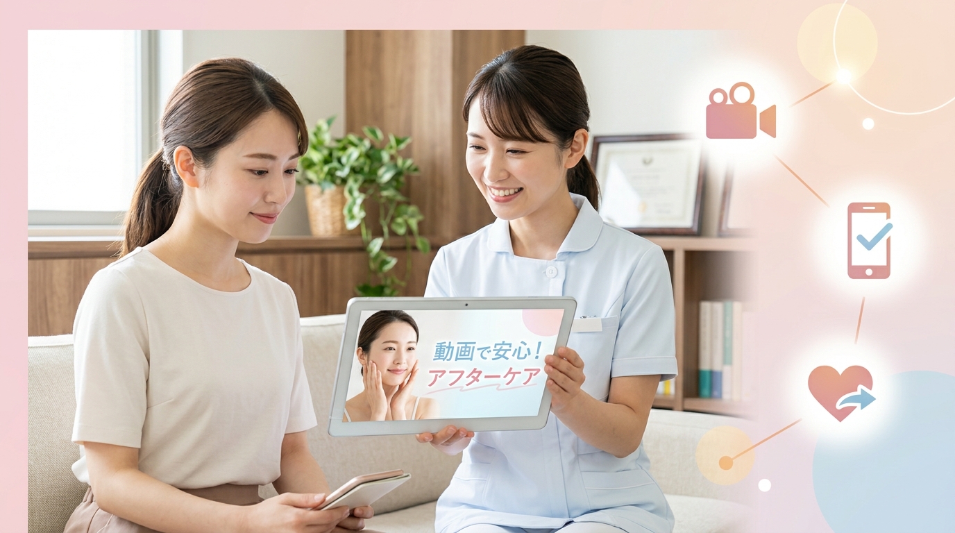 美容クリニックのアフターケア動画コンテンツ制作と患者フォロー戦略