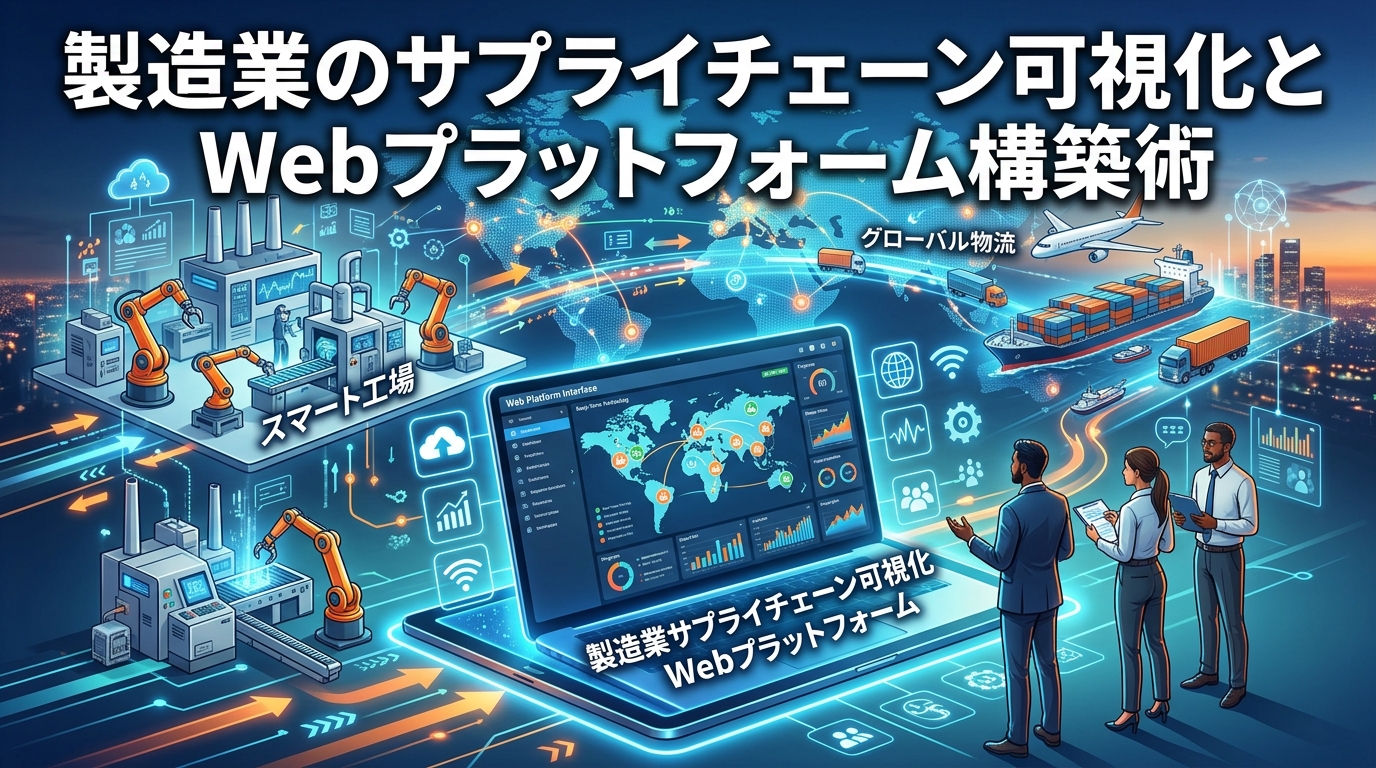 製造業のサプライチェーン可視化とWebプラットフォーム構築術