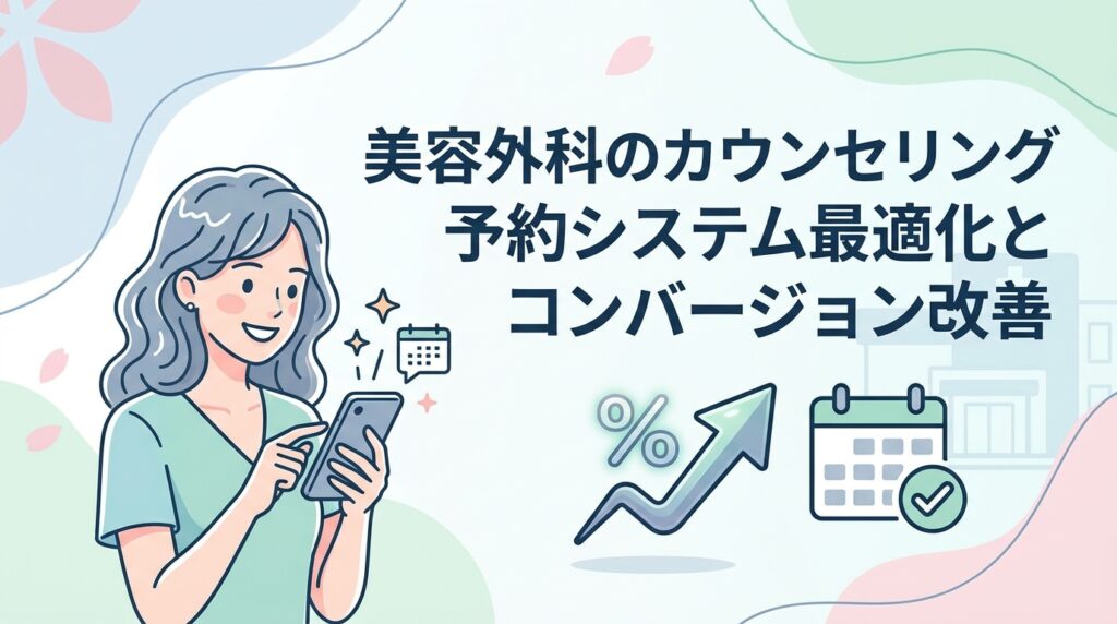 美容外科のカウンセリング予約システム最適化とコンバージョン改善