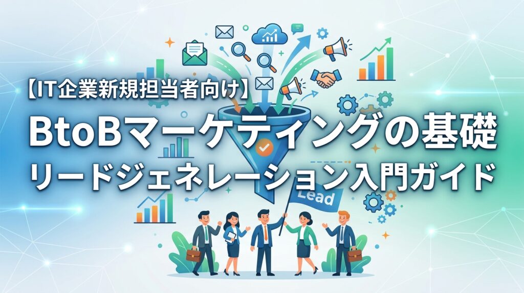 【IT企業新規担当者向け】BtoBマーケティングの基礎｜リードジェネレーション入門ガイド