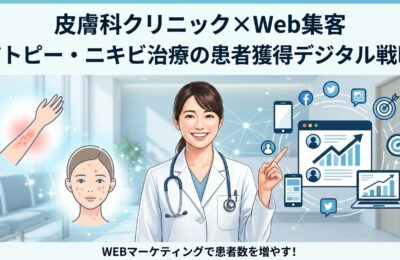 【皮膚科クリニック×Web集客】アトピー・ニキビ治療の患者獲得デジタル戦略