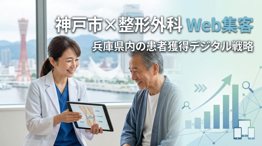 【神戸市×整形外科×Web集客】兵庫県内の患者獲得デジタル戦略