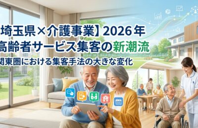 【埼玉県×介護事業×2026年トレンド】関東圏の高齢者向けサービス集客変化