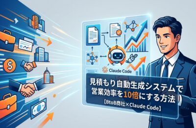 【BtoB商社×Claude Code】見積もり自動生成システムで営業効率を10倍にする方法