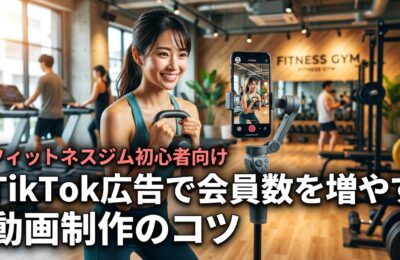 【フィットネスジム初心者向け】TikTok広告で会員数を増やす動画制作のコツ