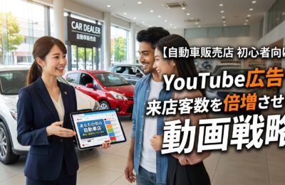 【自動車販売店初心者向け】YouTube広告で来店客数を倍増させる動画戦略