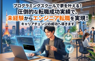 【プログラミングスクール×SNS広告】転職成功率をアピールした受講生獲得法