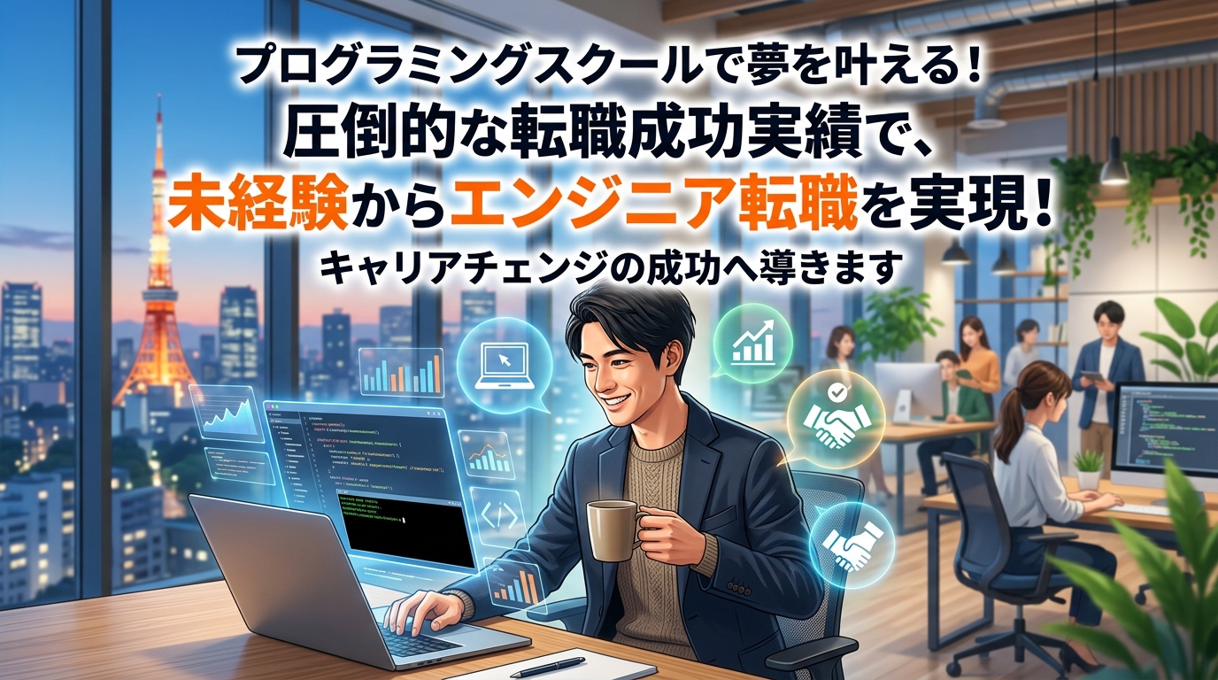 【プログラミングスクール×SNS広告】転職成功率をアピールした受講生獲得法