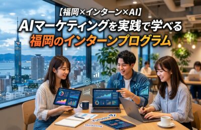 【福岡×インターン×AI】AIマーケティングを実践で学べる福岡のインターンプログラム