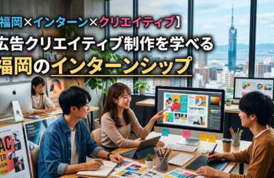 【福岡×インターン×クリエイティブ】広告クリエイティブ制作を学べる福岡のインターンシップ