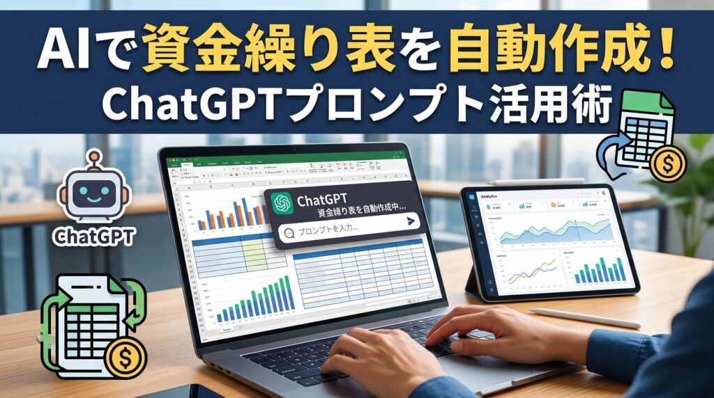 資金繰り表をChatGPTで自動作成するプロンプト
