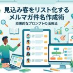 見込み客をリスト化するメルマガ件名を作るプロンプト