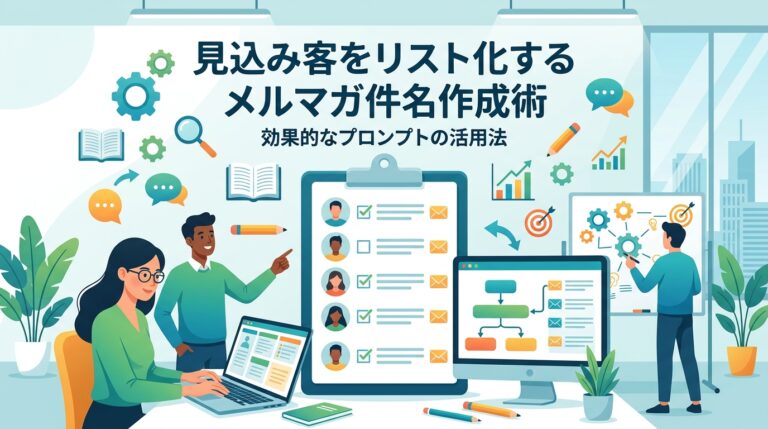 見込み客をリスト化するメルマガ件名を作るプロンプト