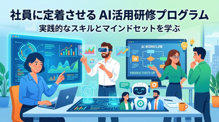 AI活用を社員に定着させるための研修プログラムプロンプト