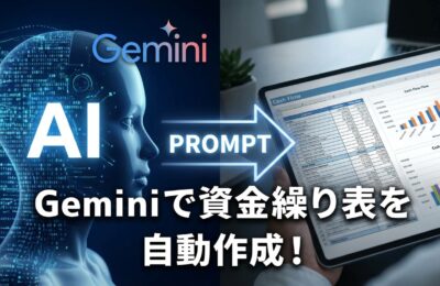 Geminiで資金繰り表を自動作成するプロンプト