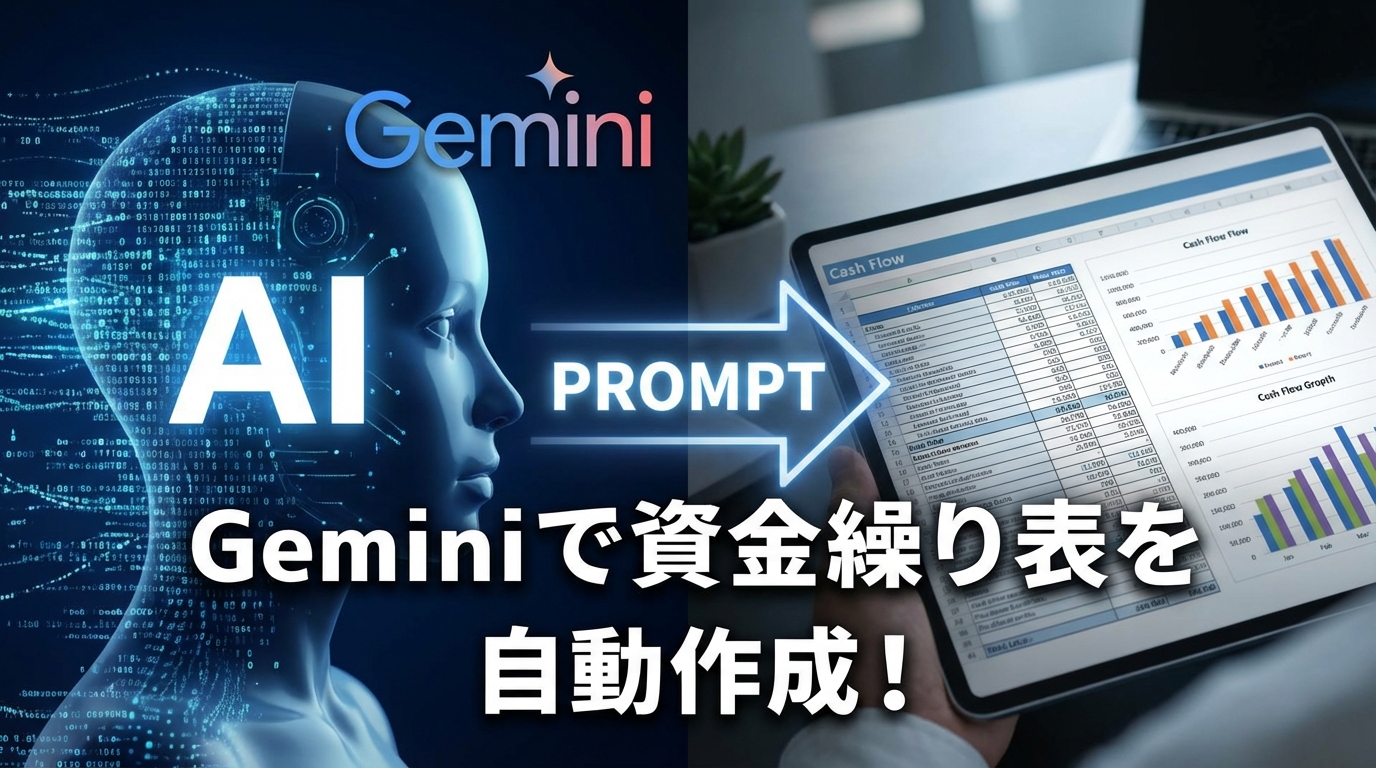 Geminiで資金繰り表を自動作成するプロンプト