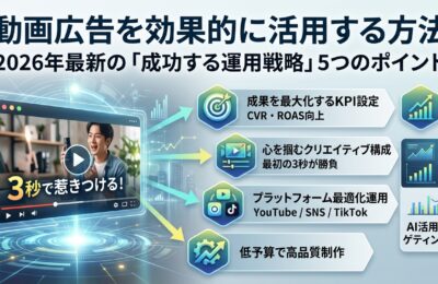 動画広告を効果的に活用する方法｜2026年最新の「成功する運用戦略」5つのポイント