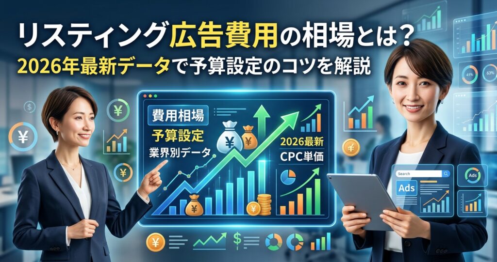 リスティング広告費用の相場とは？2026年最新データで予算設定のコツを解説