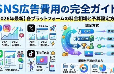 SNS広告費用の完全ガイド【2026年最新】各プラットフォームの料金相場と予算設定方法