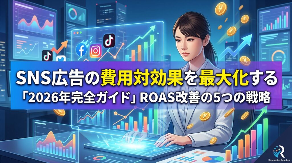 SNS広告の費用対効果を最大化する「2026年完全ガイド」ROAS改善の5つの戦略