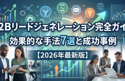 B2Bリードジェネレーション完全ガイド｜効果的な手法7選と成功事例【2026年最新版】