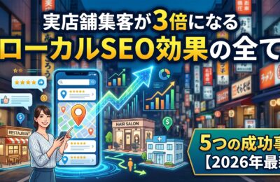 ローカルSEO効果の全て｜実店舗集客が3倍になる5つの成功事例【2026年最新】