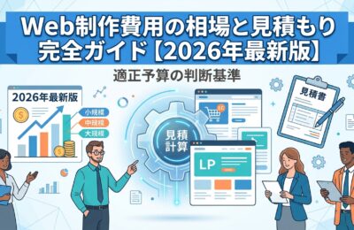 Web制作費用の相場と見積もり完全ガイド【2026年最新版】適正予算の判断基準